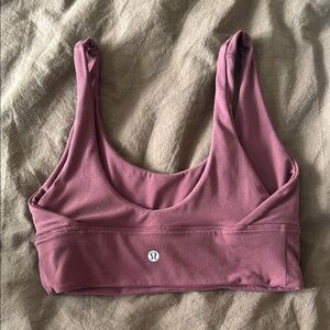 lululemon athletica Pink Sports Bra with Racerback